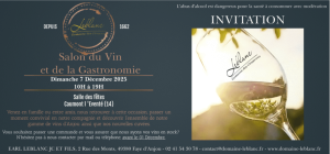 Lire la suite à propos de l’article Salon du Vin et de la Gastronomie de Caumont-l&rsquo;Eventé (14) Salle des fêtes
